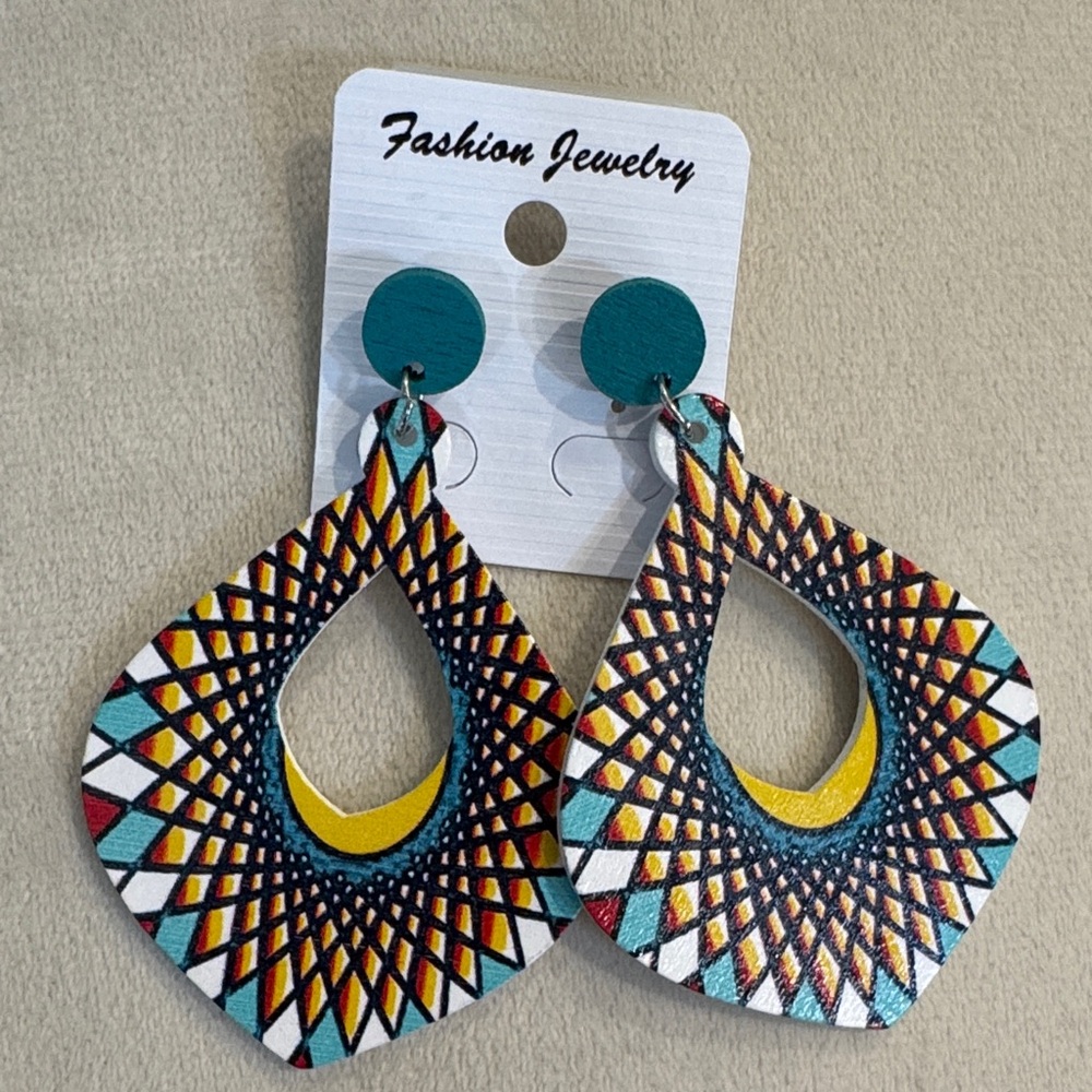 Colorful Geometric Earrings